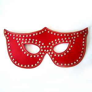多扣装饰眼罩*红